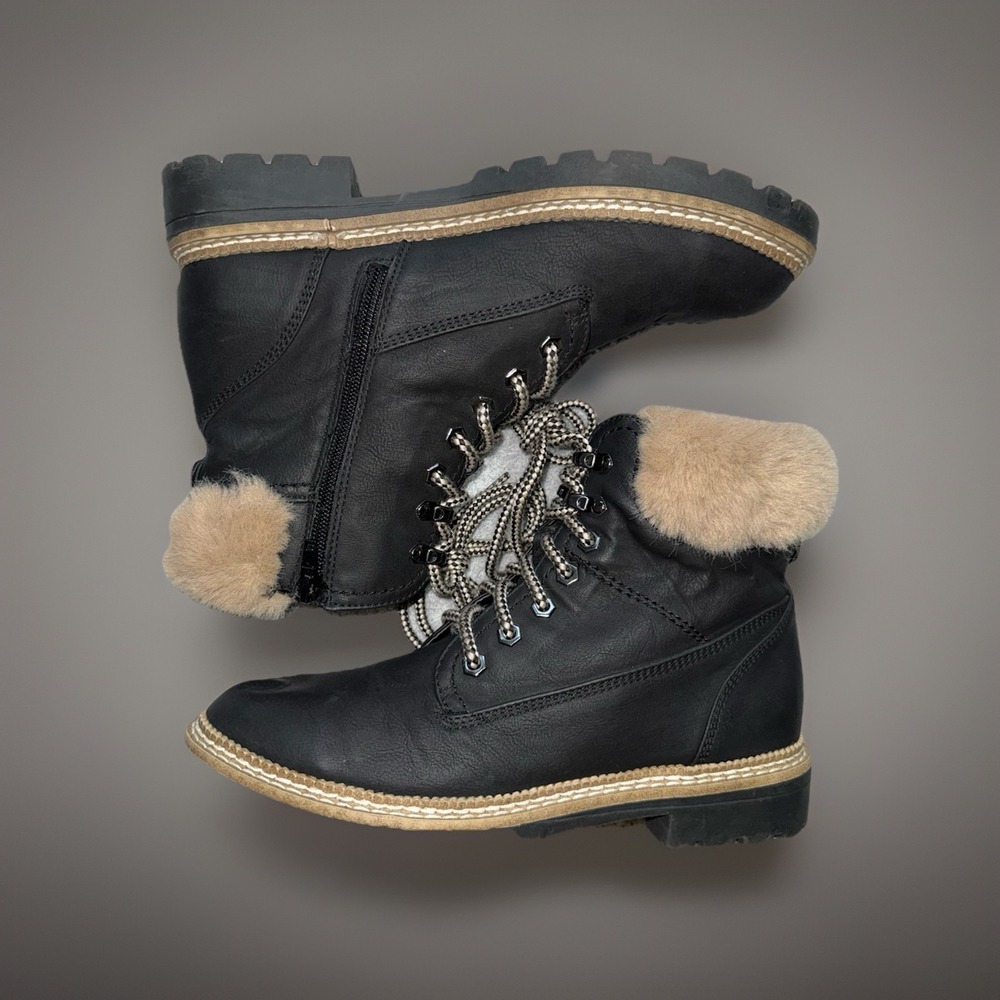 Steve Madden Women's Alaska Winter Boot Black Size 8.5